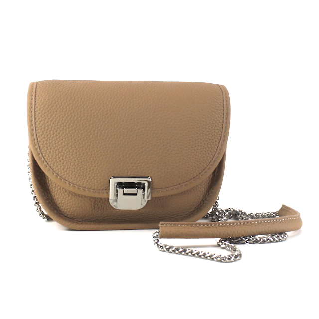 Pretty Persuasions - Vente Sac à bandoulière – femme - Sac à bandoulière en cuir PL22032 avec chaîne décorative5