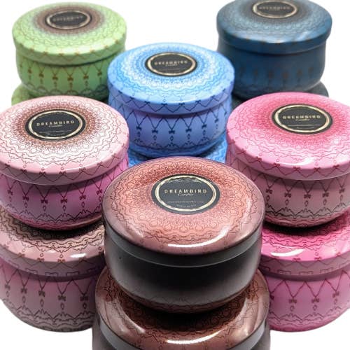 Travel spa candle set for wholesale by DREAMBIRD Candles