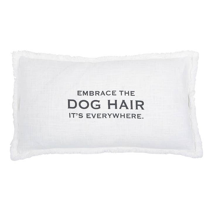Santa Barbara Design Studio by Creative Brands - Wholesale Lumbar Pillow - Face To Face Rectangle Sofa Pillow - Embrace The Dog Hair