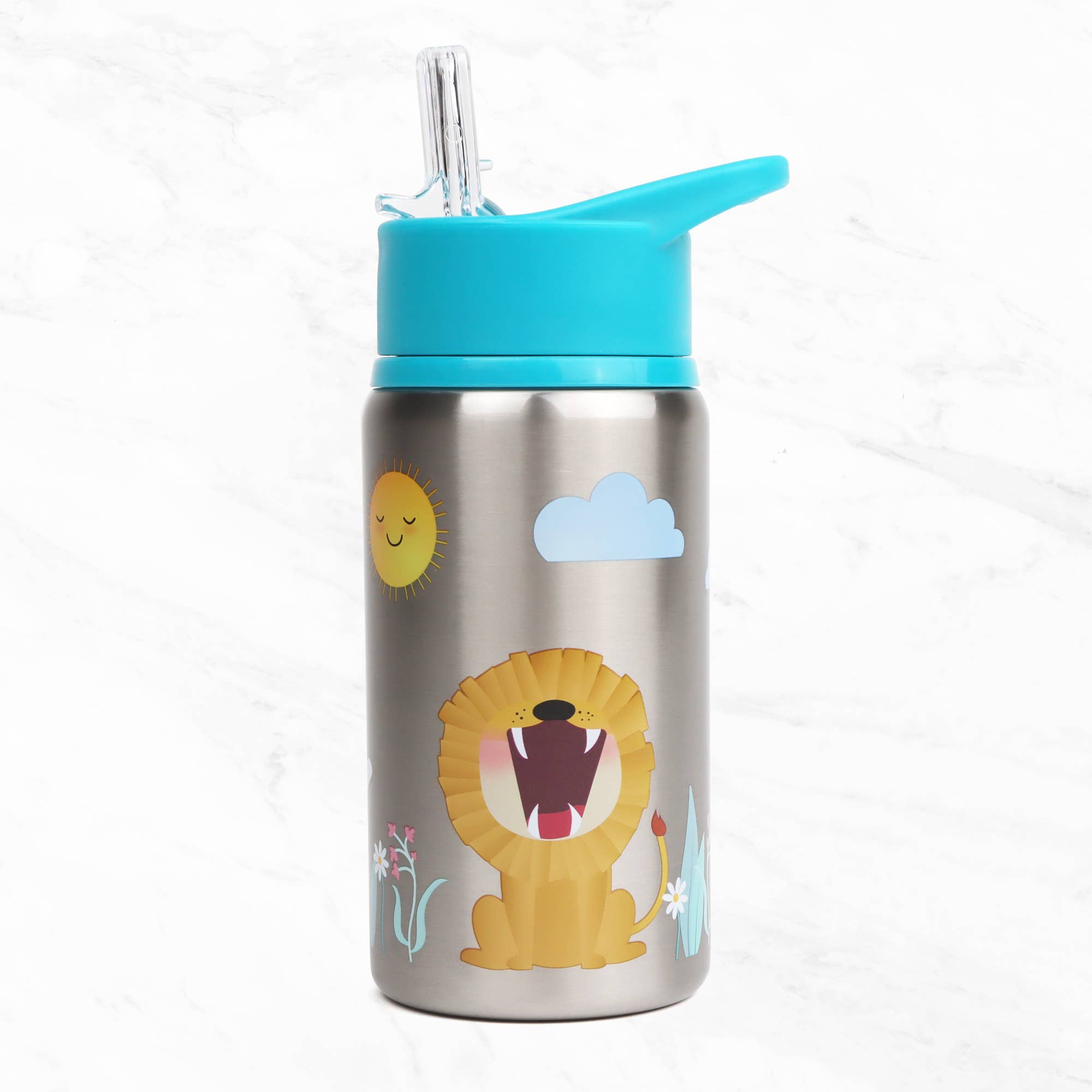Myga - Wholesale Waterfles - Myga kindermetalen drinkfles met dierenmotief2