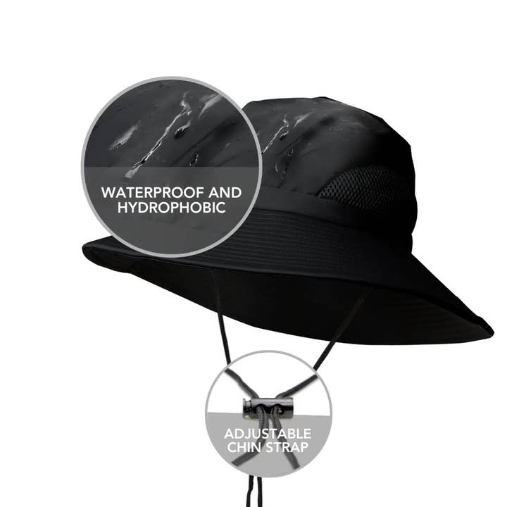 Hairbrella - Wholesale Bucket Hat - Women's - Satin-Lined, Waterproof Sun Hat