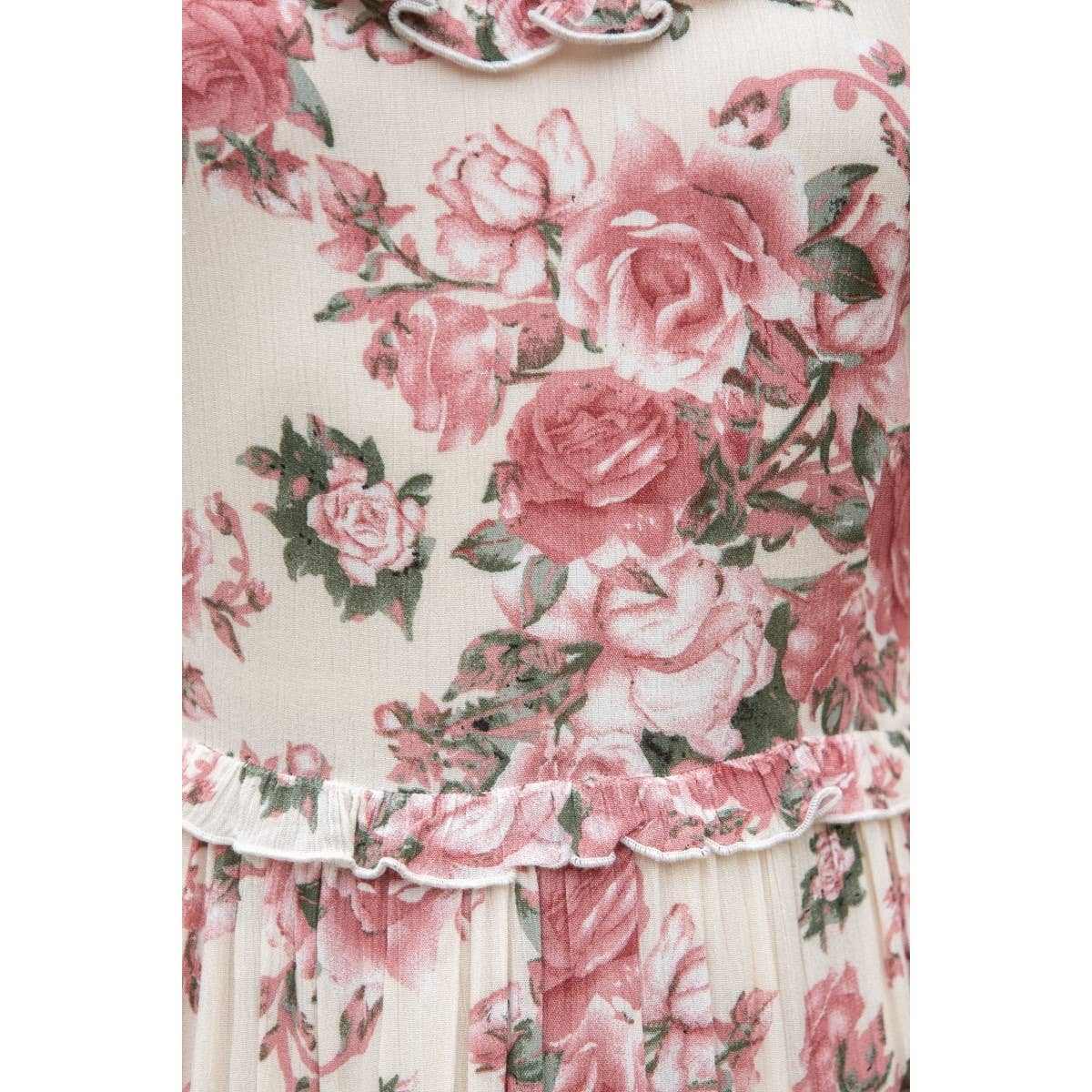 Verte - Wholesale Dress - Women's - FLORAL MAXI DRESS_5D2598