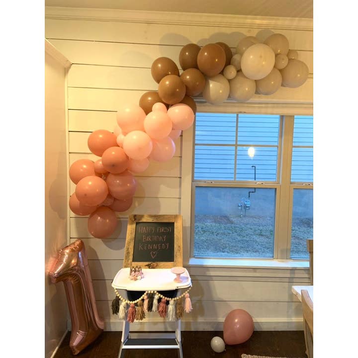 Hullaballoons - Wholesale DIY Craft Kit - Boho Balloon Garland Kit | 4-Foot DIY Balloon Garland Kit3