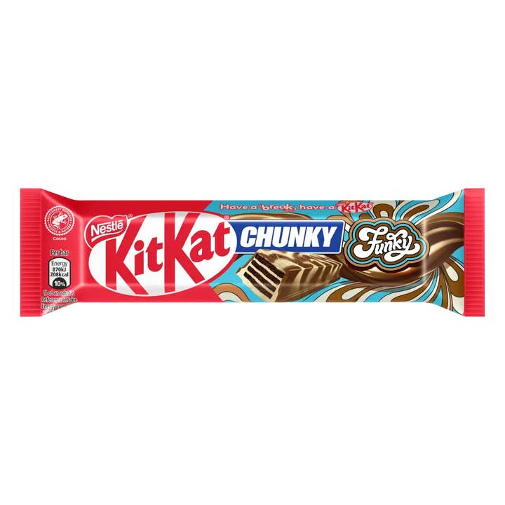 Nestle UK Kit Kat Chunky Funky , case 42g 24 count for wholesale by Echo Sales Canada
