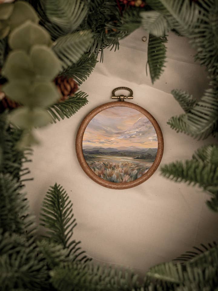 "Sing it in the Morning" Circle Ornament for wholesale by Lewa Studio