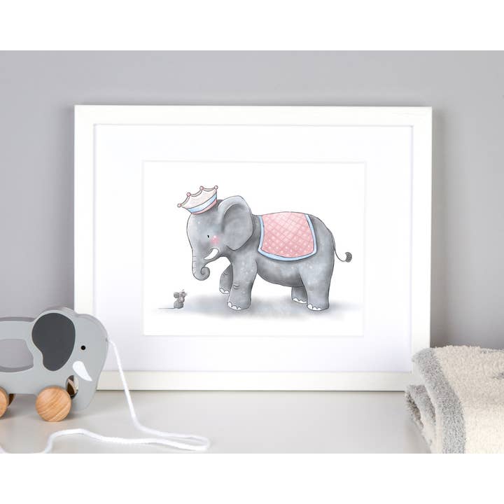 Stampa elefante e topo per la vendita all'ingrosso da parte di Little Sharks