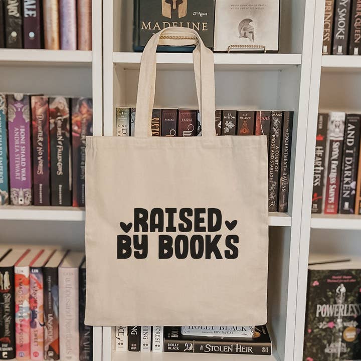 Bolsa de lona «Criado por los libros» para venta al por mayor de The Swoon Room