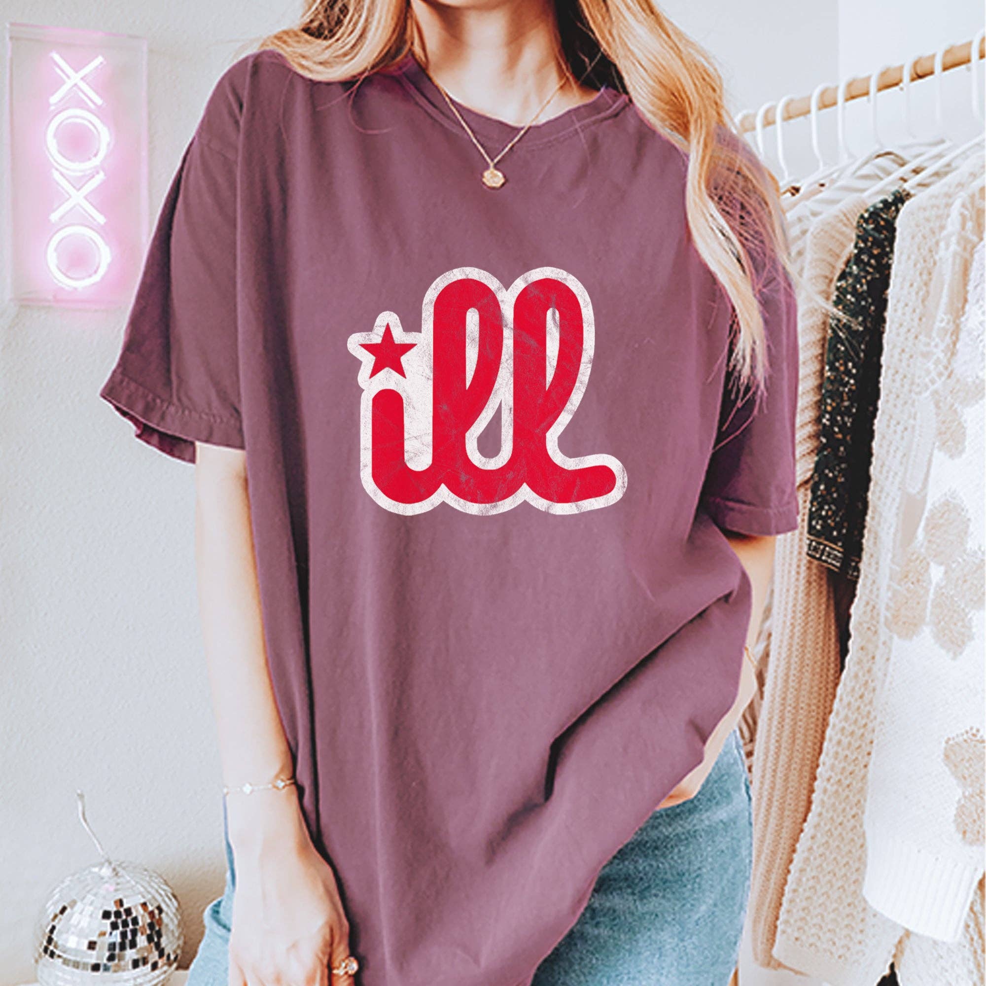 Expression Tees - Vente T-shirt sérigraphié – femme - ILL Vintage C'est Un Truc De Philly T-shirt Vintage Doux Unisexe11