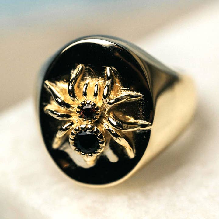 Black Widow Ring for wholesale by Spitfire Girl