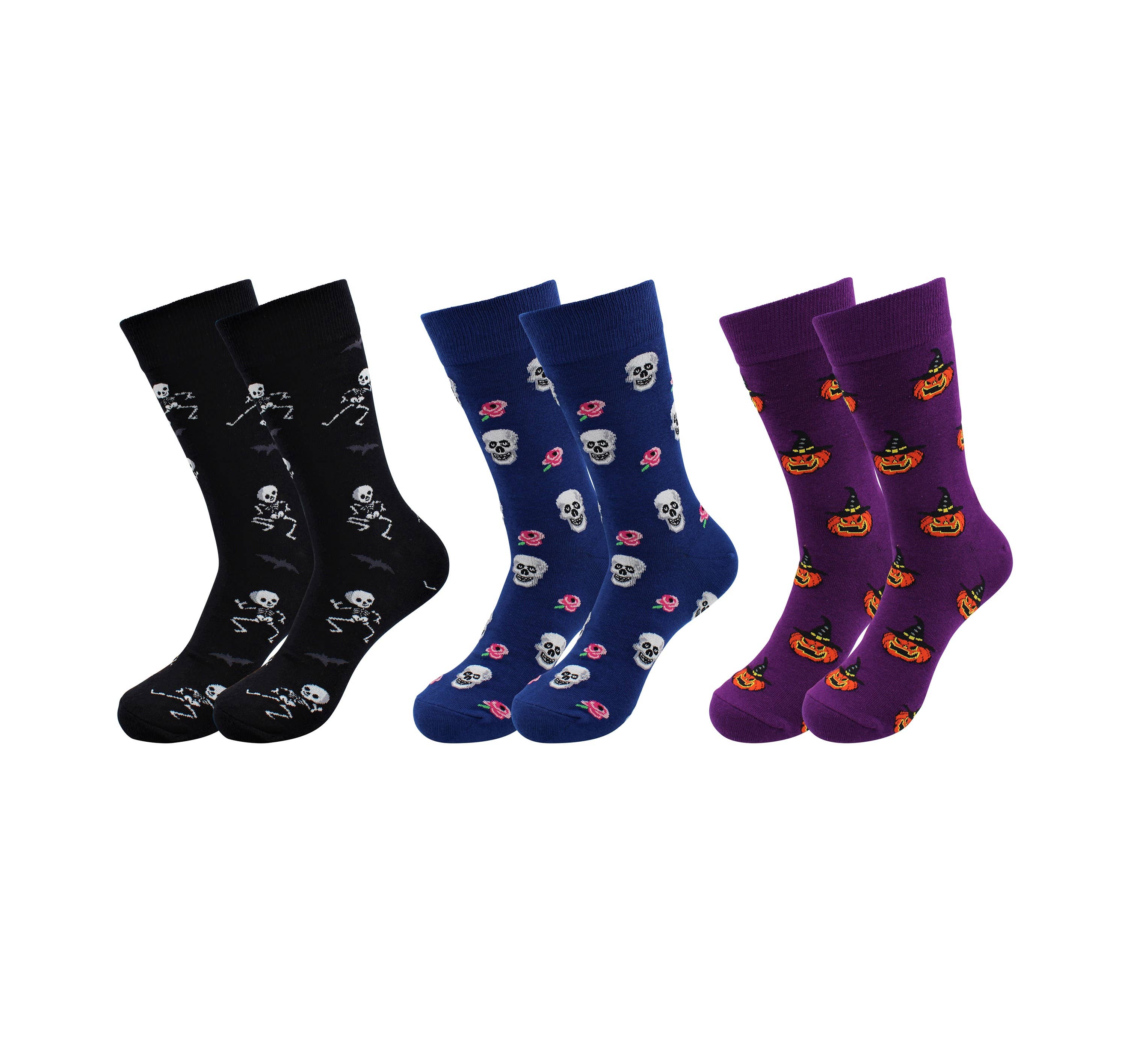 Real Sic - Wholesale Socks - Unisex - Halloween / Horror Funny Skull Socks - Dancing Skeleton7