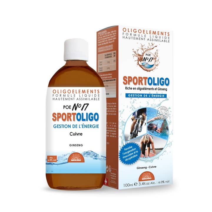 Propos'Nature - Wholesale Oral Supplement/Vitamin - Poe No.17 - Sportoligo - Muscular - Ginseng 100ml, 500ml