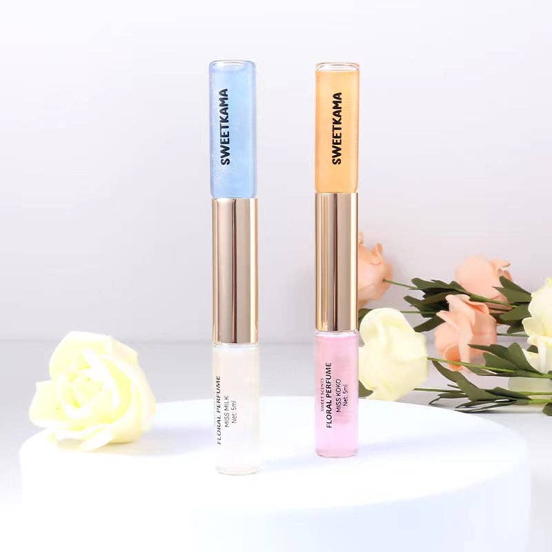Sweetkama - Wholesale Roll-On Fragrance - 2 in 1 Double Head Ball Bearing Long Lasting Perfumes D676