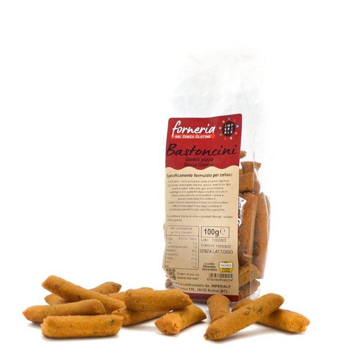 Forneria del Senza Glutine - Wholesale Puffed Snack - Taralli Gusto Pizza - Gluten-Free