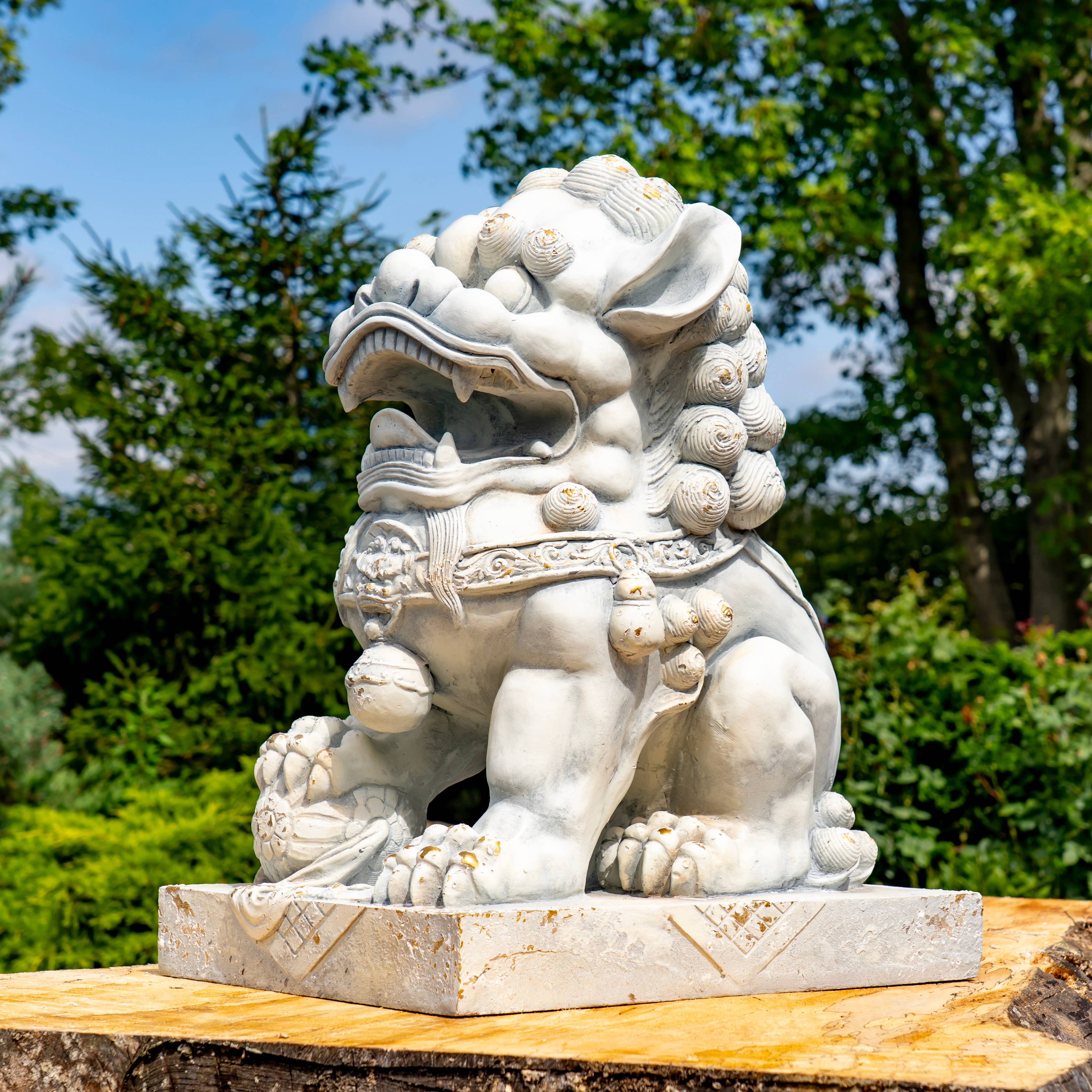 Zaer Ltd. International - Wholesale Sculpture - Magnesium Foo Dog Statues "Gan & An" 2PC/Set- Options13