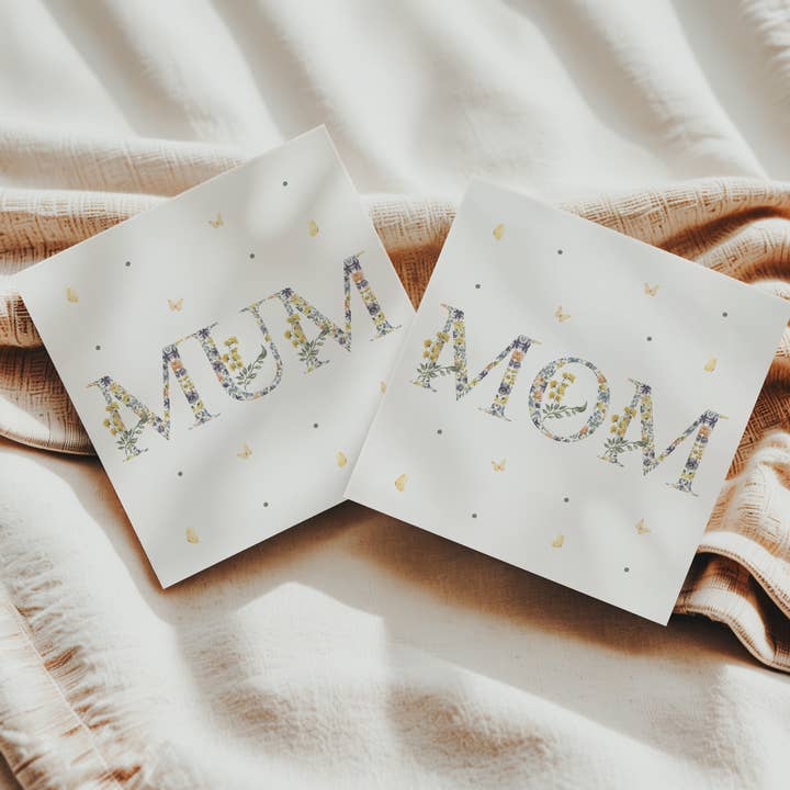Floral Mum Mother's Day/Birthday card for wholesale by Love My Print