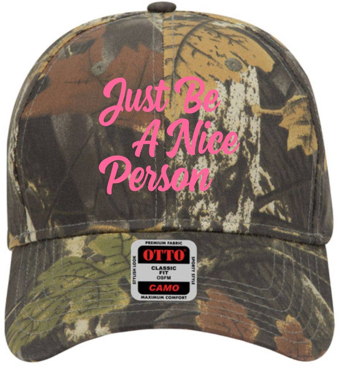 LC Elizabeth - Wholesale Trucker Hat - Women's - Just Be a Nice Person | LC Elizabeth Original | Embroidered Trucker Hat4