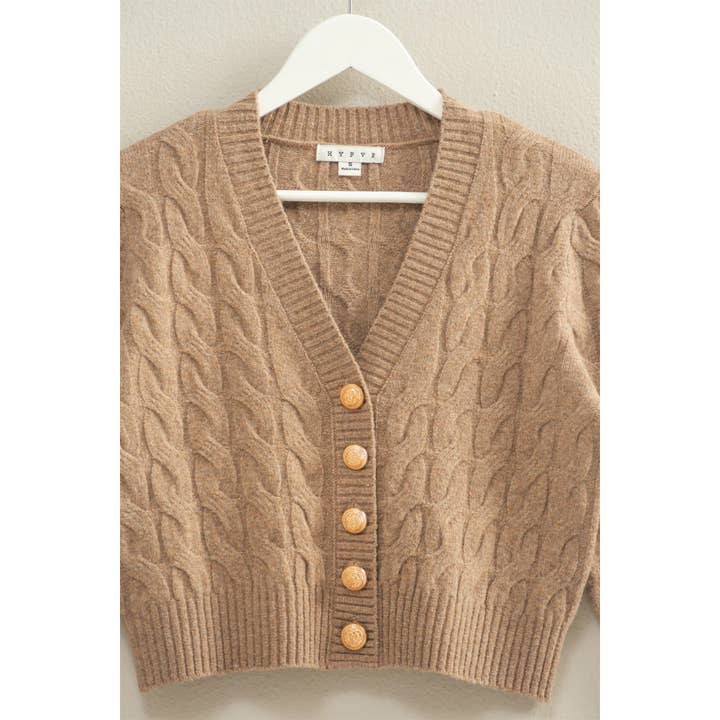 HYFVE - Wholesale Cardigan - Women's - Cable Knit Sweater Cardigan2