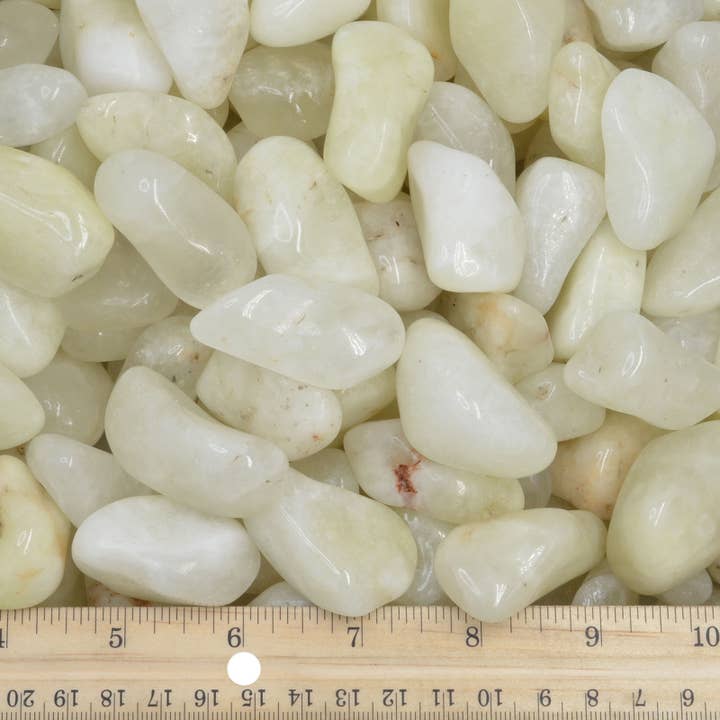 Fantasia Mining – Engroshandel Spirituelle sten og krystaller – Tumlet svovlkvarts - L - A Grade - Brasilien (1 lb)2