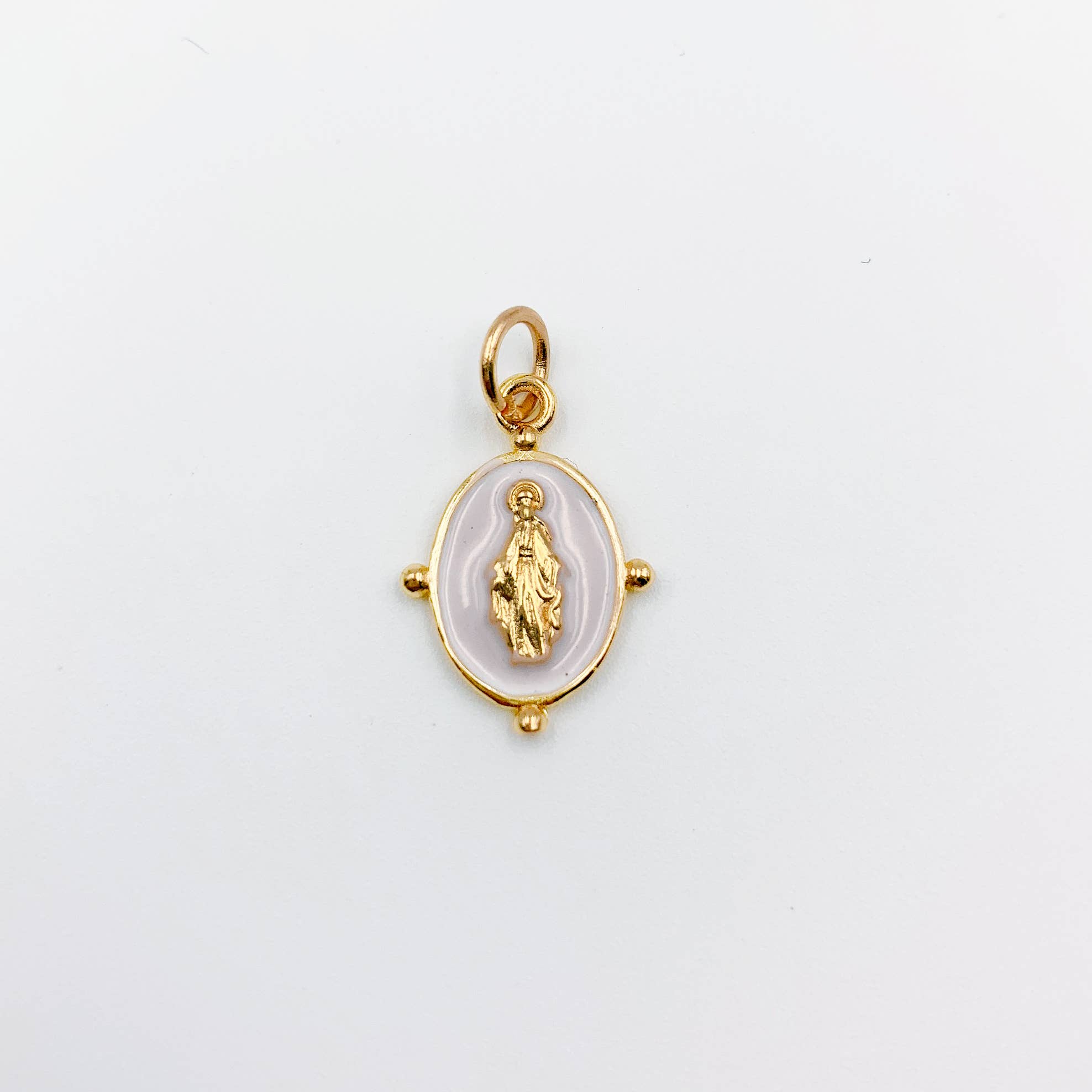 Beads Creation – Großhandel Individueller Charm/Anhänger – Vergoldeter Emaille-Anhänger mit Jungfrau Maria Motiv7