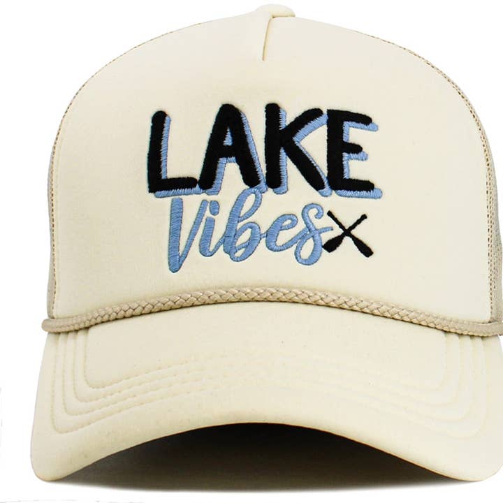 MiMi Wholesale - Wholesale Trucker Hat - Women's - KBV1617 Lake Vibes Foam Trucker Mesh Cap