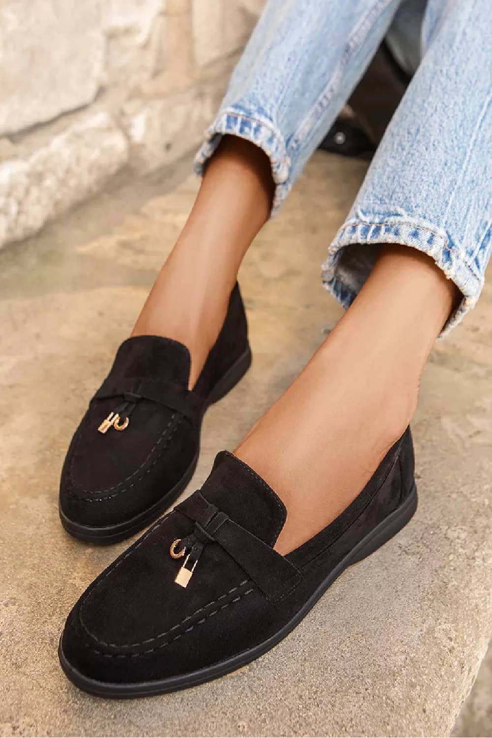 No Doubt Shoes – wholesale Low heels – Women′s – SUEDE SUMMER DESIGNER LOAFERS SHOES MOCCASINS1