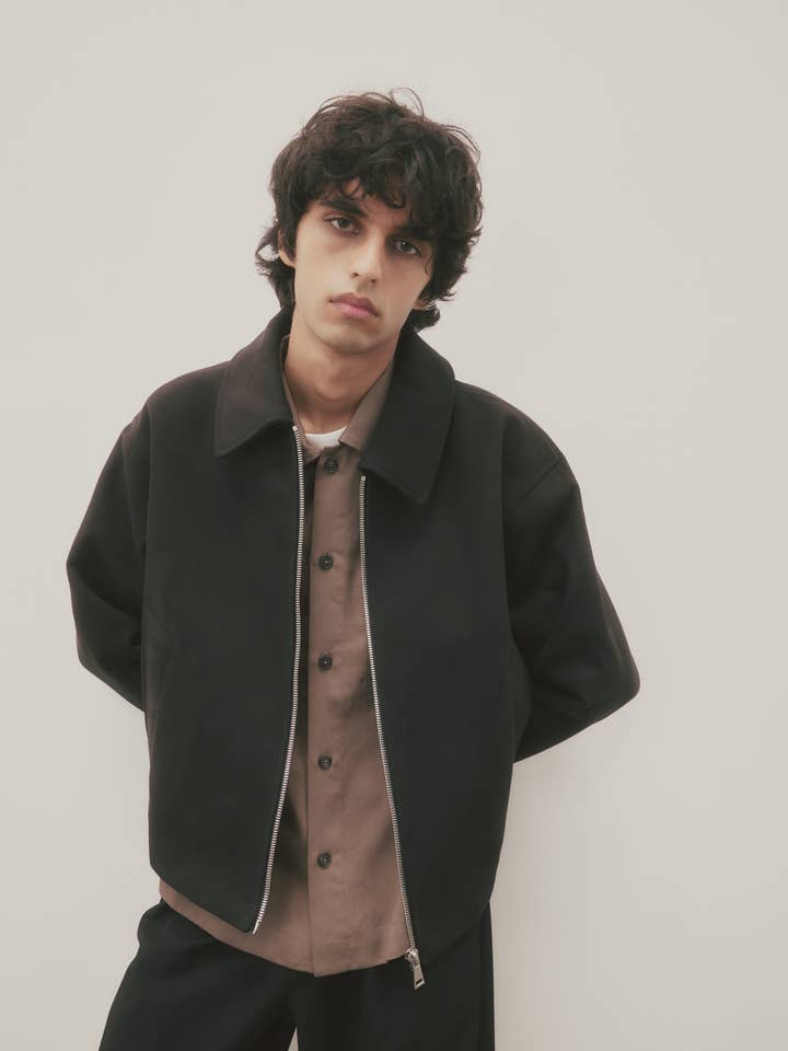 BLACK The David Jacket | Heavyweight Utility Jacket for wholesale on Faire2