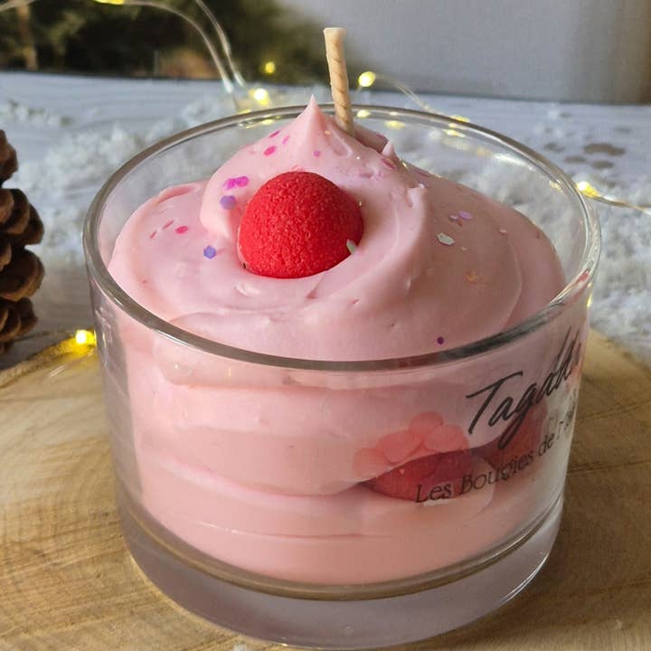 Les bougies de Mam's - Wholesale Novelty Candle - Gourmet Candle Strawberry Tagada 200g2