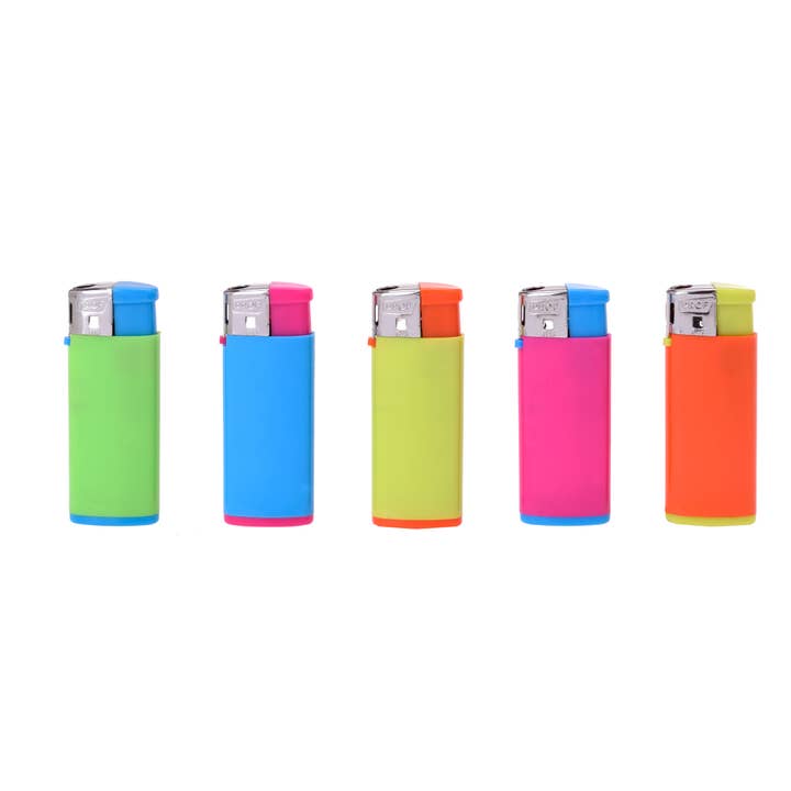 PROF - Wholesale Lighter - PROF MINI SMOOTH BI COLOR DL-50 lighter1