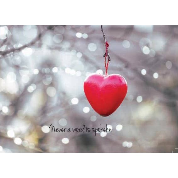 Pet Sympathy "Never a Word Card" Wordy Bird for wholesale by Wordy Bird Cards