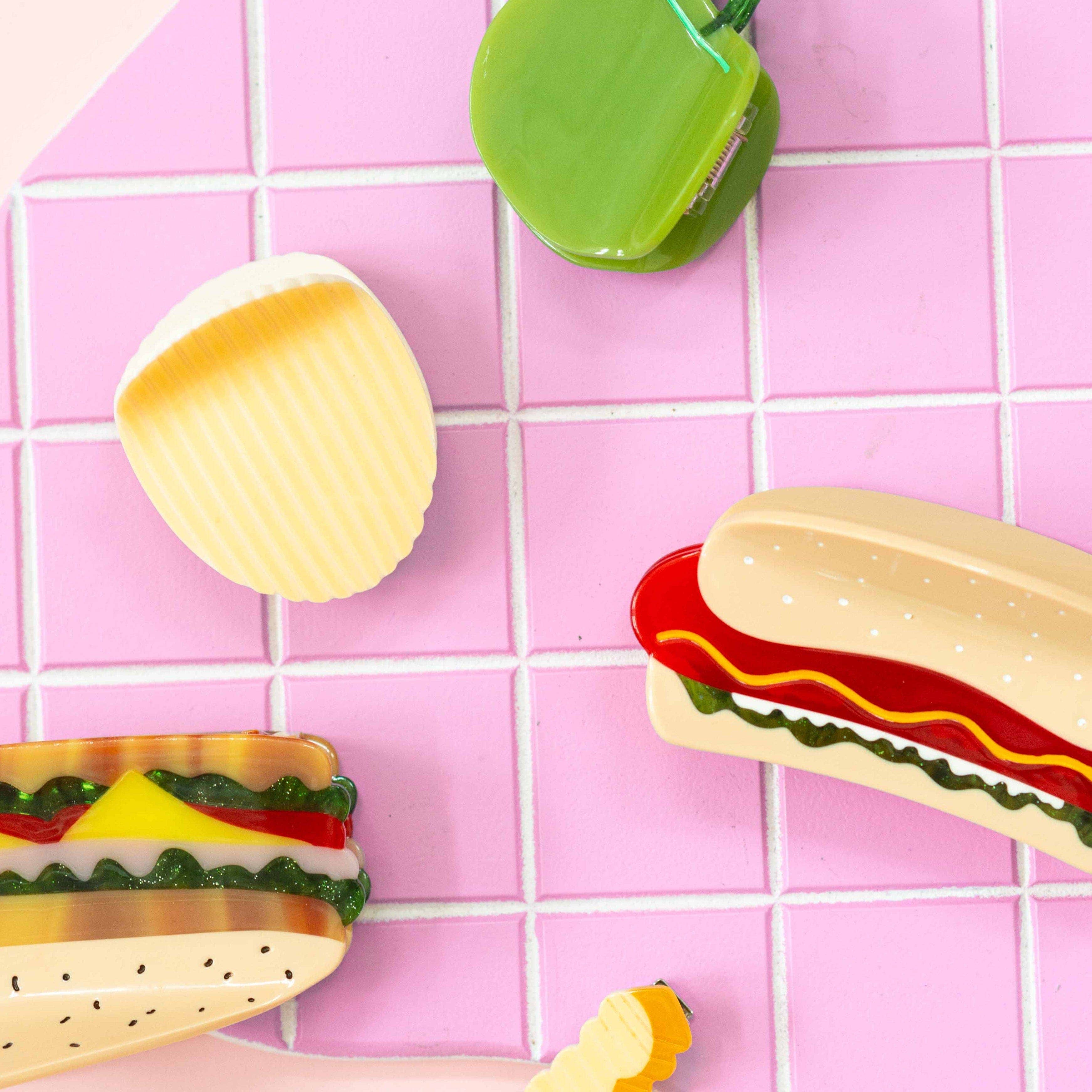 Jenny Lemons – Großhandel Haarclip – Damen – *SALE* Midi Rüschen-Chip-Haarspange12