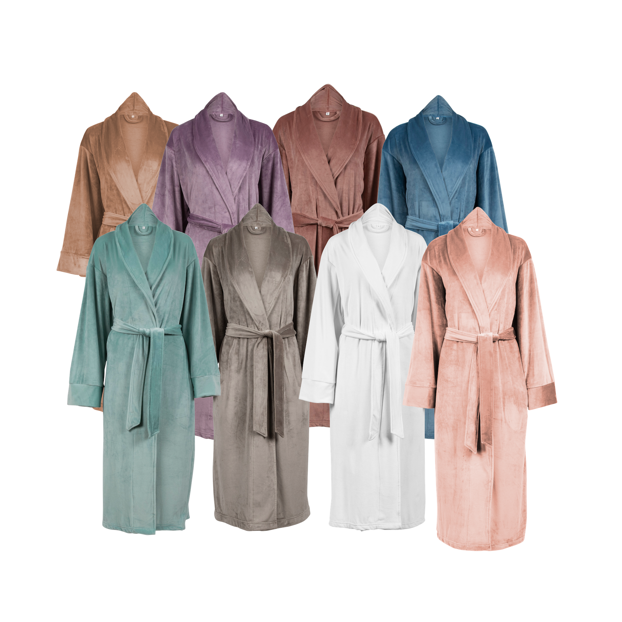 Pure Fiber - Wholesale Robe - Women's - Plush Velour Women’s Robe – Soft, Cozy & Elegant Fit13