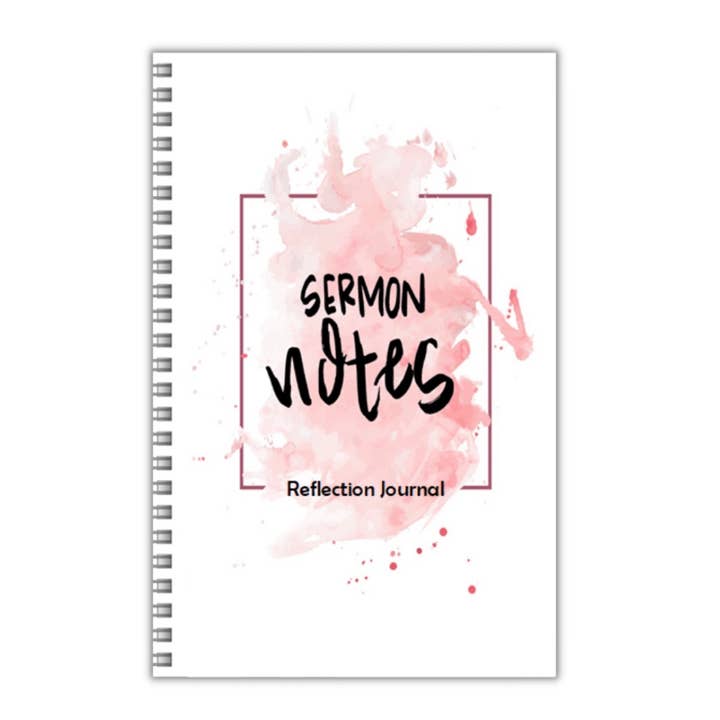 Sermon Notes Reflection Journal Mini for wholesale by Mamie L. Pack Media