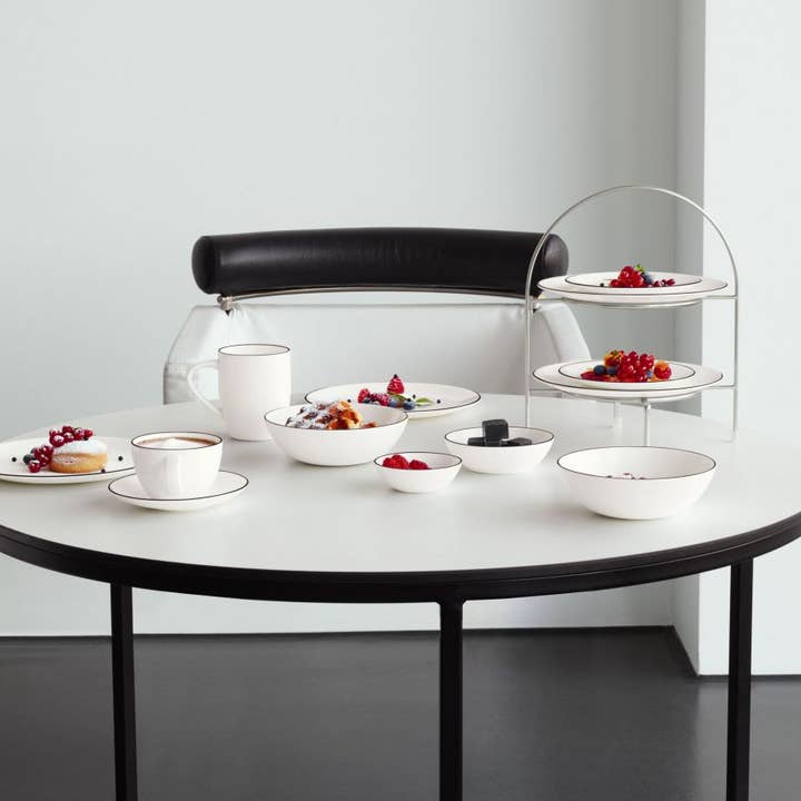ASA Selection - Wholesale Bowl - À TABLE LIGNE NOIRE Fine Bone China Bowls *2-3 MO Lead Time