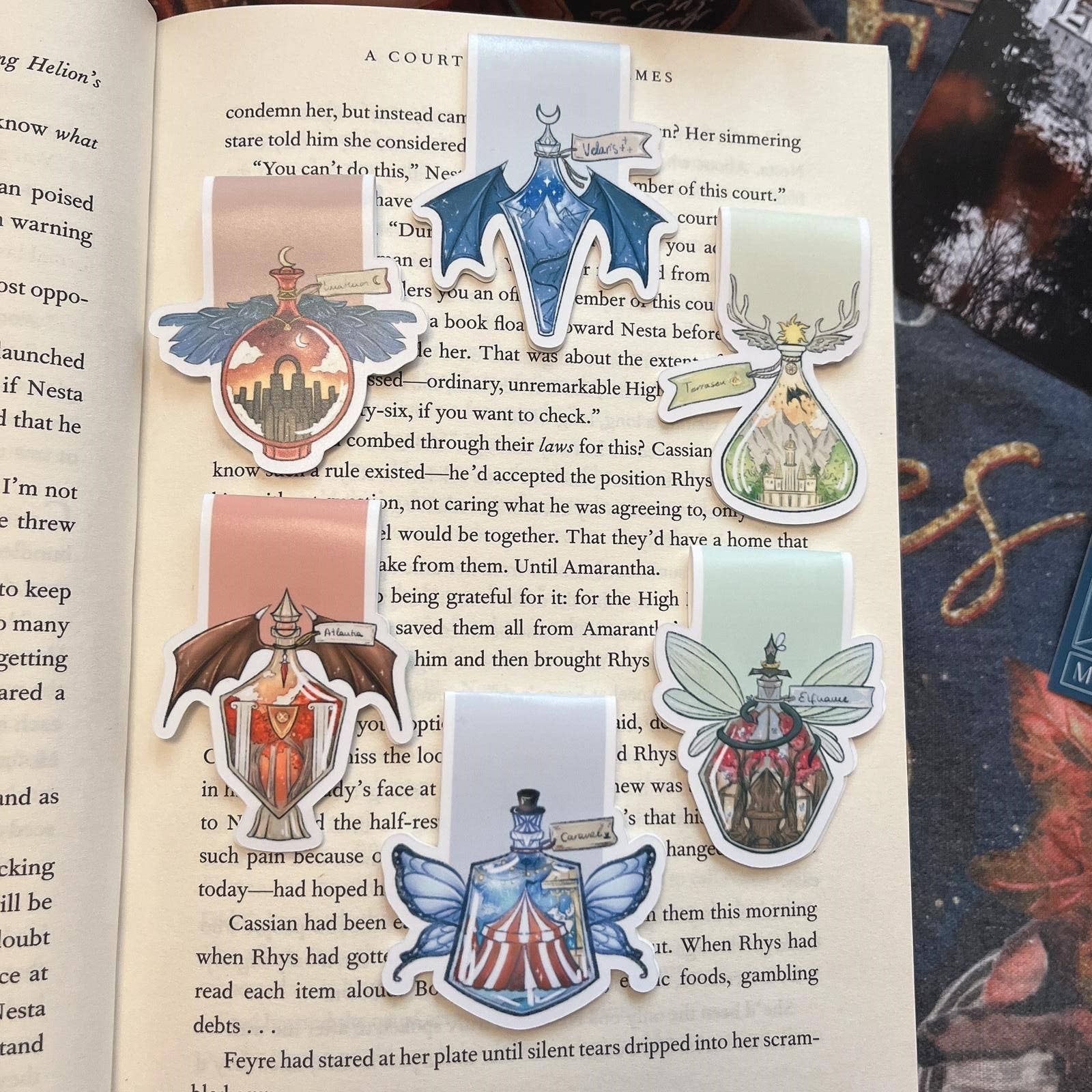 Alsace’s Art - Wholesale Bookmark - Marcapáginas Magneticos De Las Pociones Literarias.0