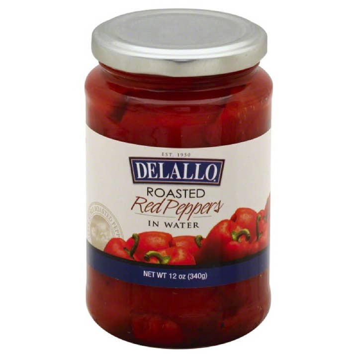 KeHE Distributors, LLC - Wholesale Hot Sauce - DeLallo Roasted Red Peppers in Water, 12 Oz