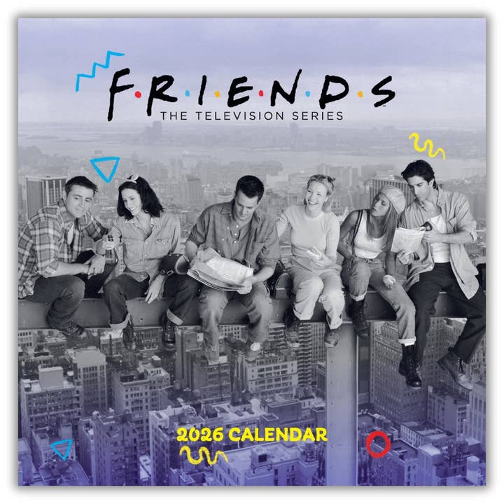 FRIENDS 2026 SQUARE CALENDAR for wholesale by Danilo Promotions Ltd