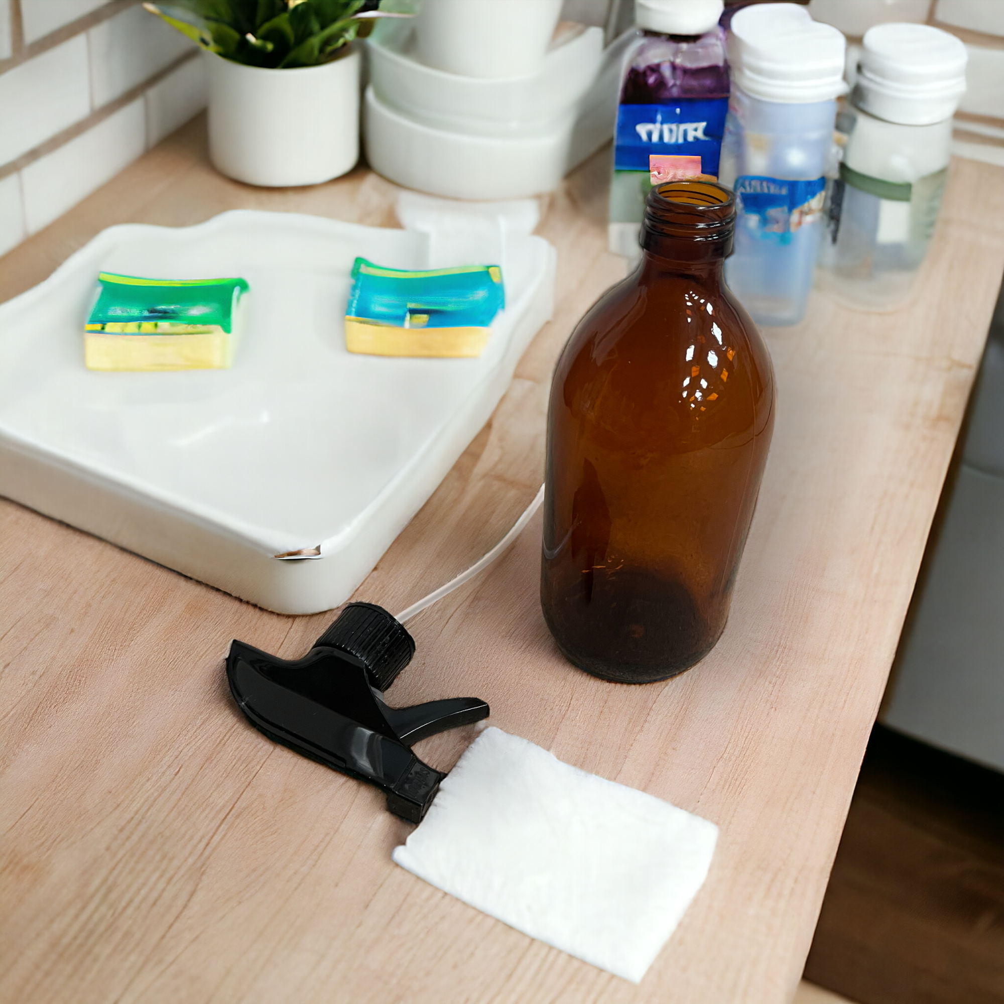 Cherish Planet – wholesale Spray bottle – Amber Glass Reusable Spray Bottle - 500ml6