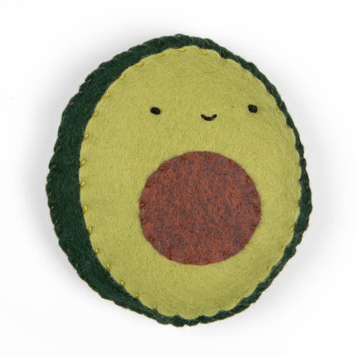 Frida the Unstoppable Avocado - DIY Craft Kit for wholesale by Heron Hill Stitch Co