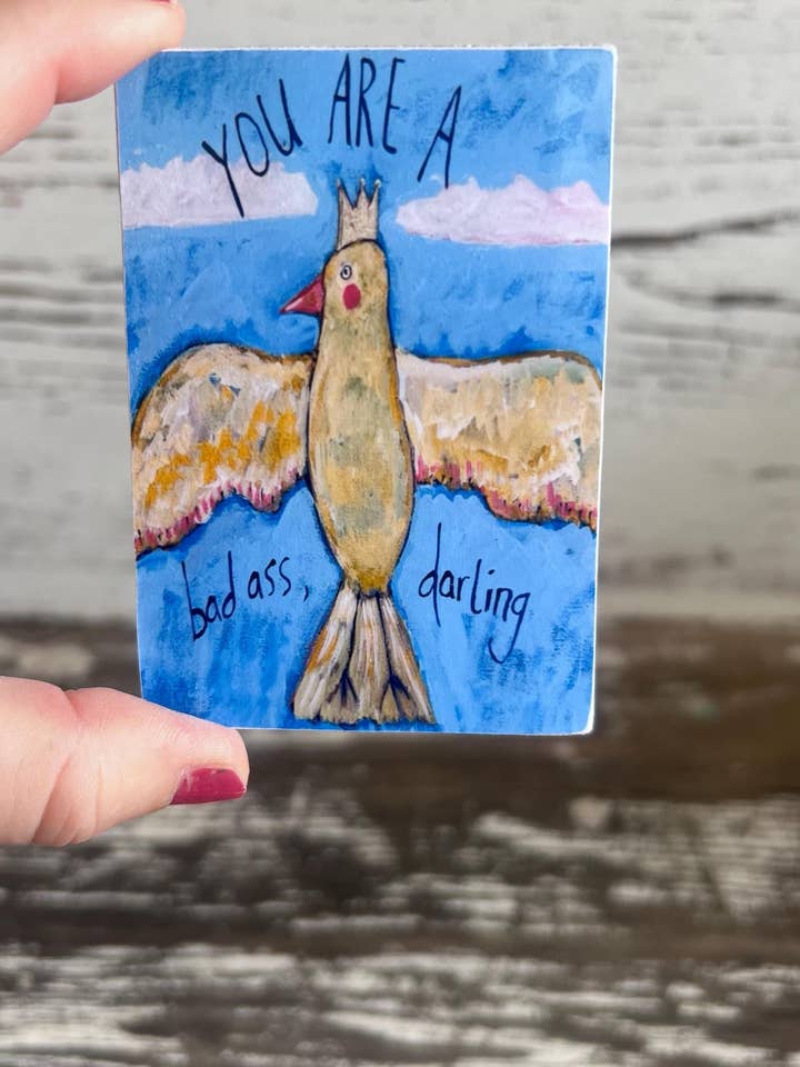 Aimant d'oiseau fantaisiste pour la vente par Sunshine Girl Designs