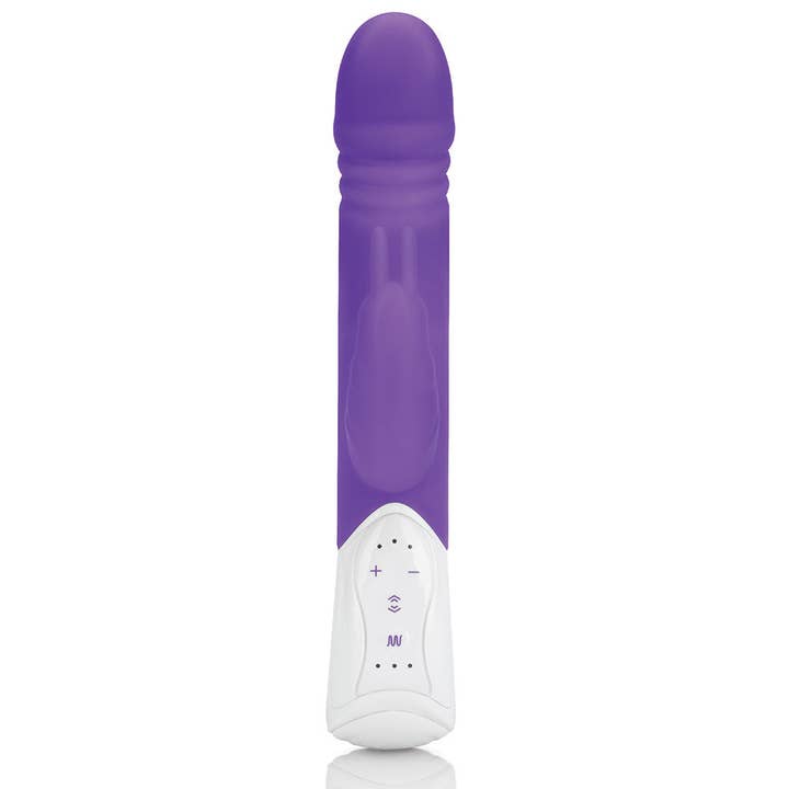 Lux Fetish Store – wholesale Sex toy – Thrusting Rabbit Vibrator with Throbbing Shaft8