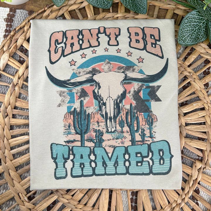 Western (TAMED) T-Shirt for wholesale by Vs design shop boutique