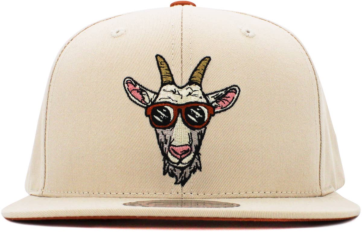 KBETHOS - Wholesale Flat Brim Cap - Men's - Goat Snapback25