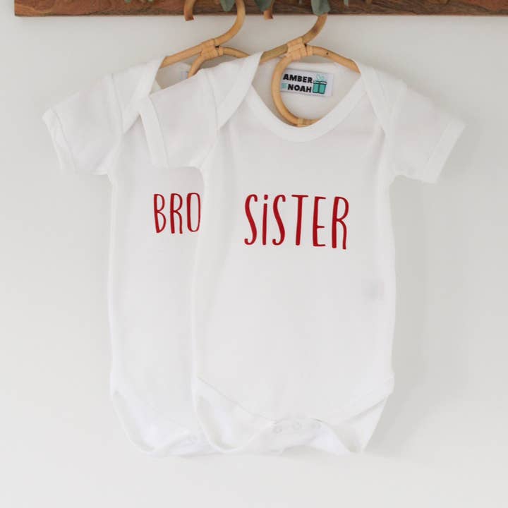 Brother Sister Vest/Tee for wholesale by Amber and Noah