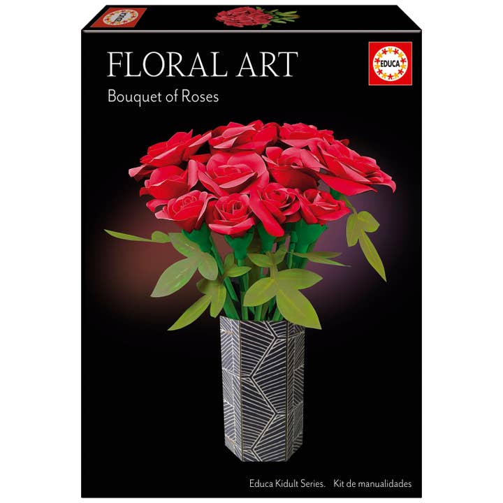 FLORAL ART BOUQET OF ROSES for wholesale by Hansen Game Gift & Toy Company