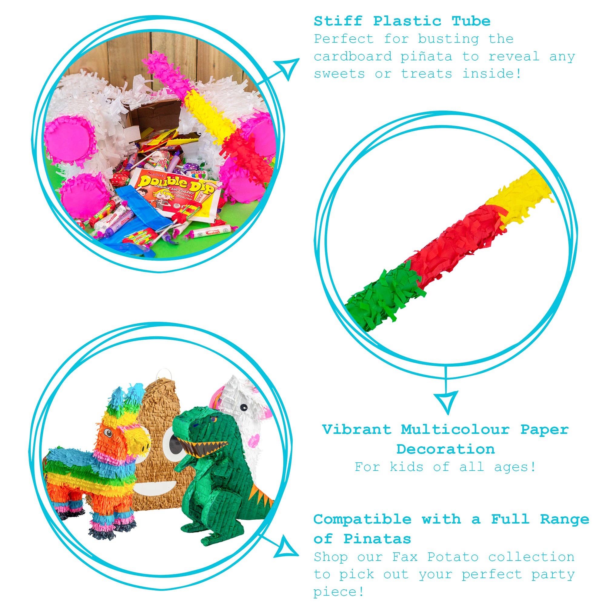 Rinkit Ltd - Wholesale Party Favor - Fax Potato Pinata Buster Stick2
