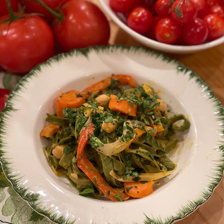 Valente Pasta - Wholesale Pasta - Spinach Fettuccine2