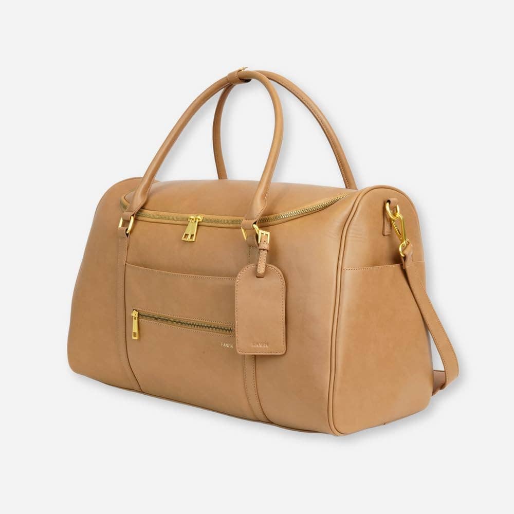 Fawn Design - Wholesale Weekender Bag - Women's - The Weekender - Faux Leather Carry-on Bag with Luggage Tag8