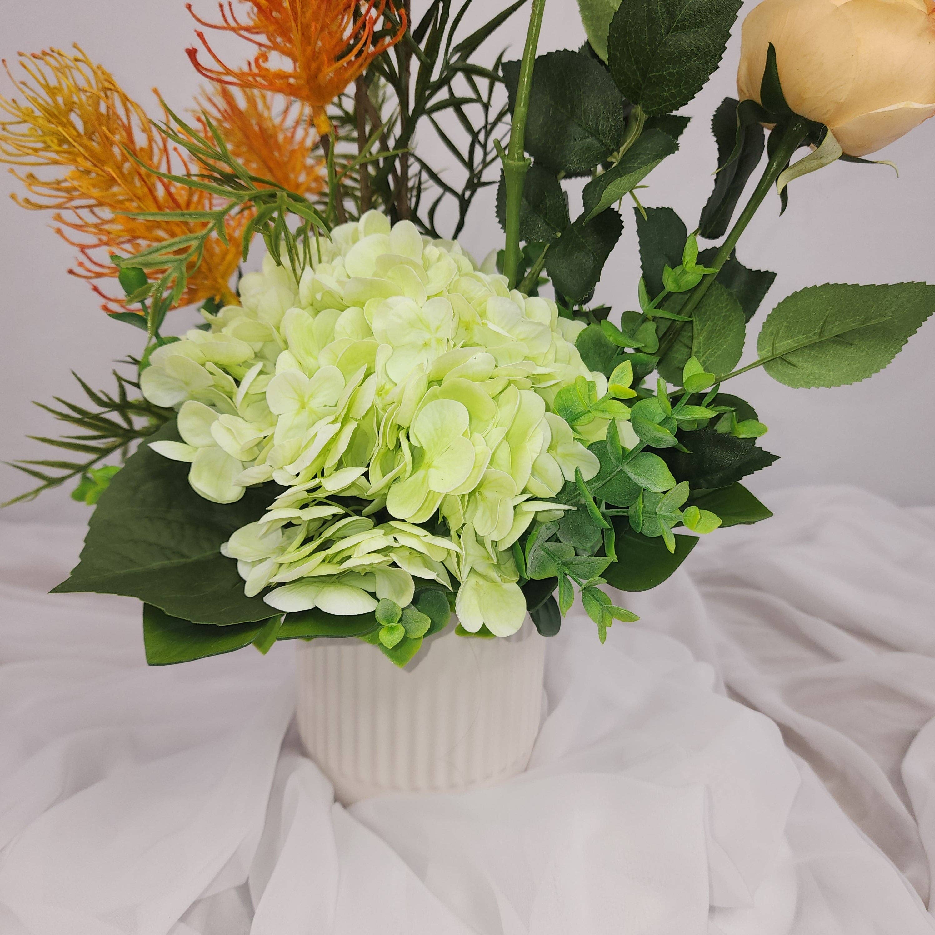 Realistic Artificial Flowers - Wholesale Artificial flowers - Golden Grevillea Tall Arrangement - Realistic Artificial Flowers4