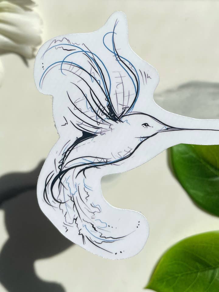 Kolibrie sticker voor wholesale door A Dresser Drawer