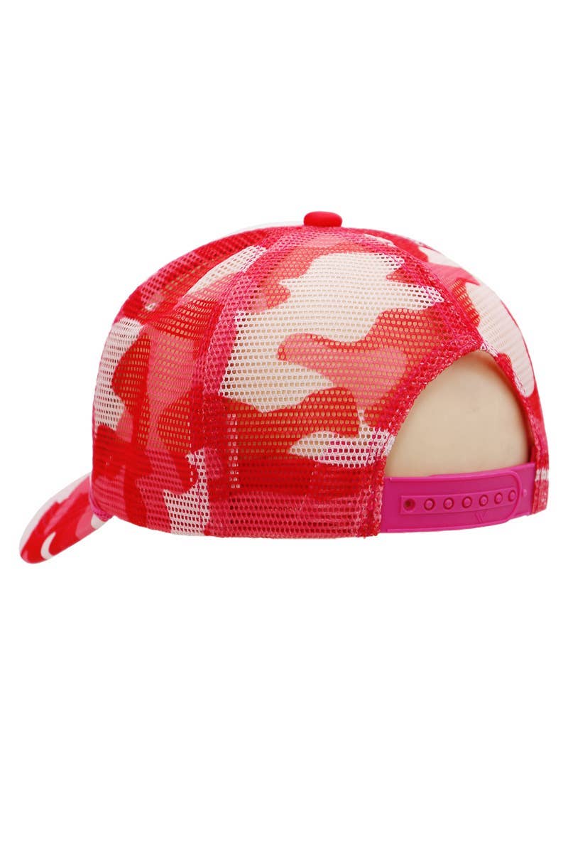 Cap Zone - Wholesale Trucker Hat - Unisex - Camouflage Five Panel Foam Trucker Hat18